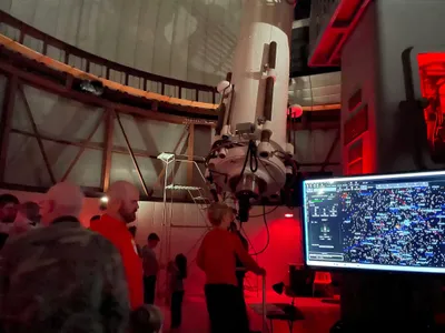 Giving the public a presentation on Messier objects