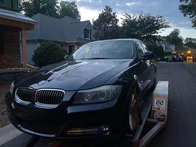 Saying goodbye to my BMW.