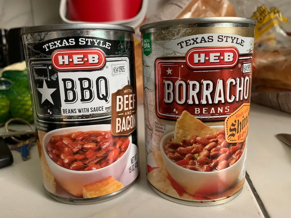 HEB brand beans