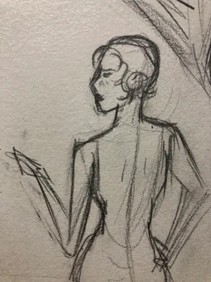 women in a pretty dress