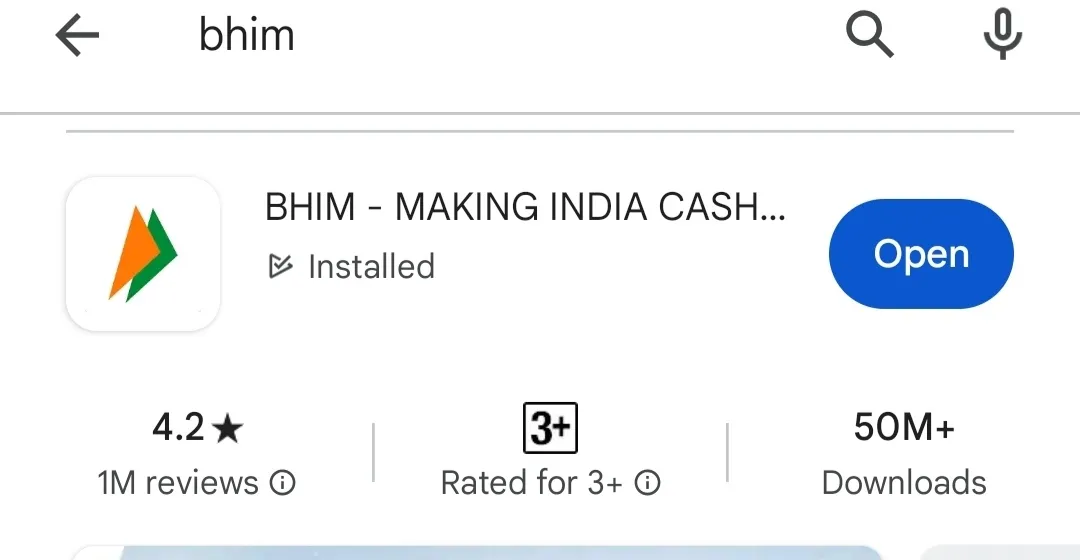 BHIM UPI App