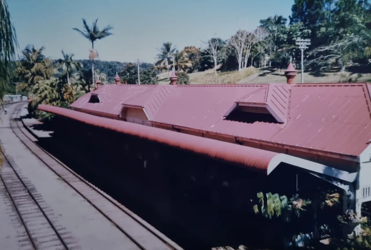 Kuranda Train Station. I stayed with some friends in Cairns and did a few local day trips.