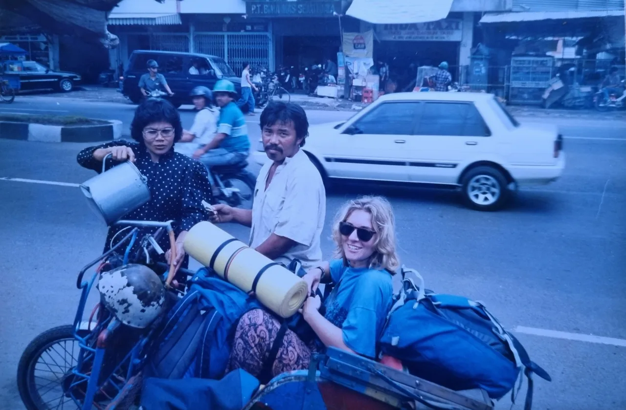 Medan petrol station.