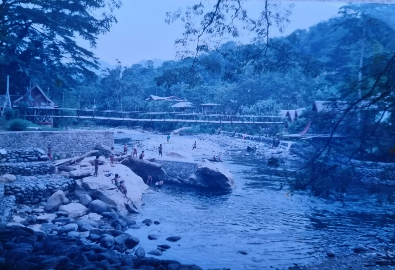 Our Bukit Lawang accommodation was right on the Bahorok River.