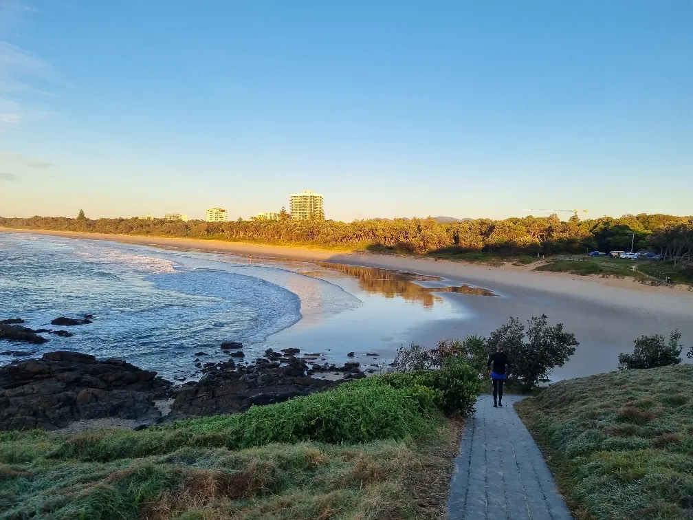 Back to Park beach.