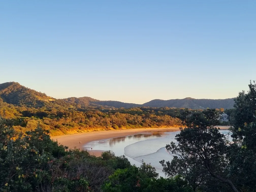Looking at Diggers Beach.