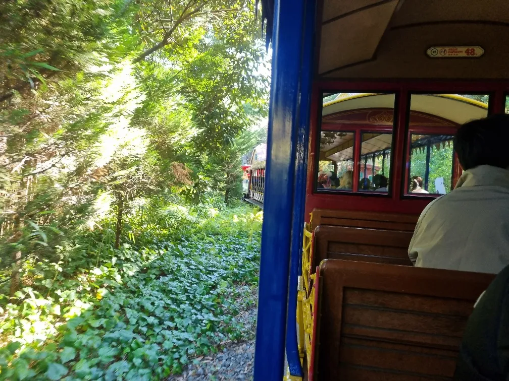 True to form the train ride was not any sort of thrill ride but it did have a really good over view of the eastern part of the theme park.