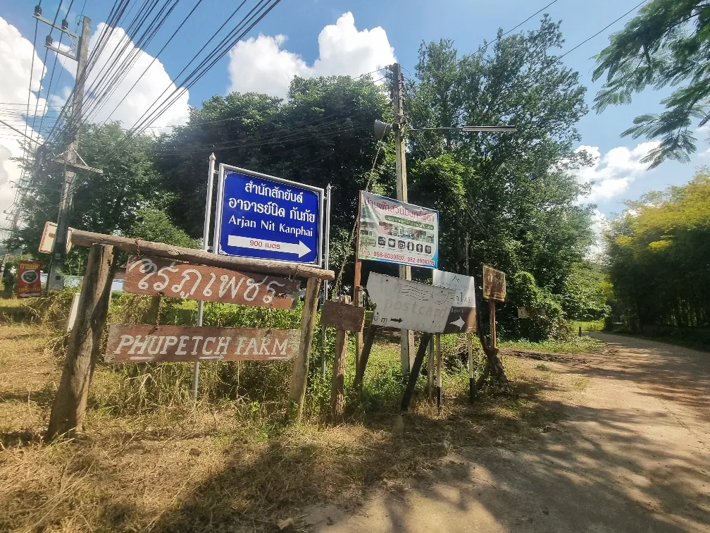 98 Baan Pongsamaki, Pa Miang, Doi Saket District, Chiang Mai 50220, Thailand is the address for the Take a walk Coffee shop. Canna Valley. The locals always know the best places.