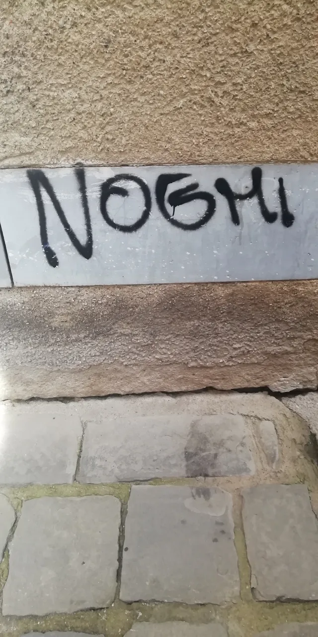 This is my name write on a wall, okay it is not beautiful, but I like to find my name on a city wall