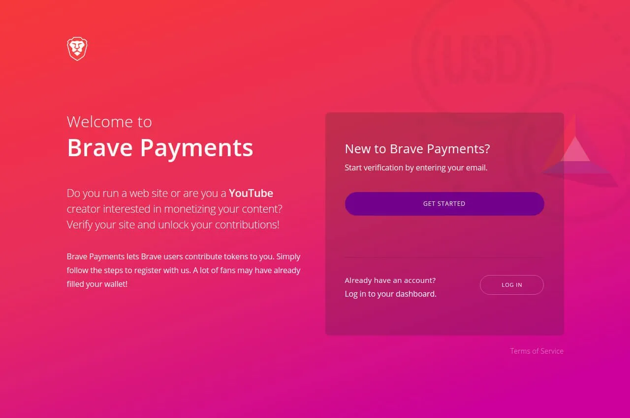 Getting Started with Brave Payments