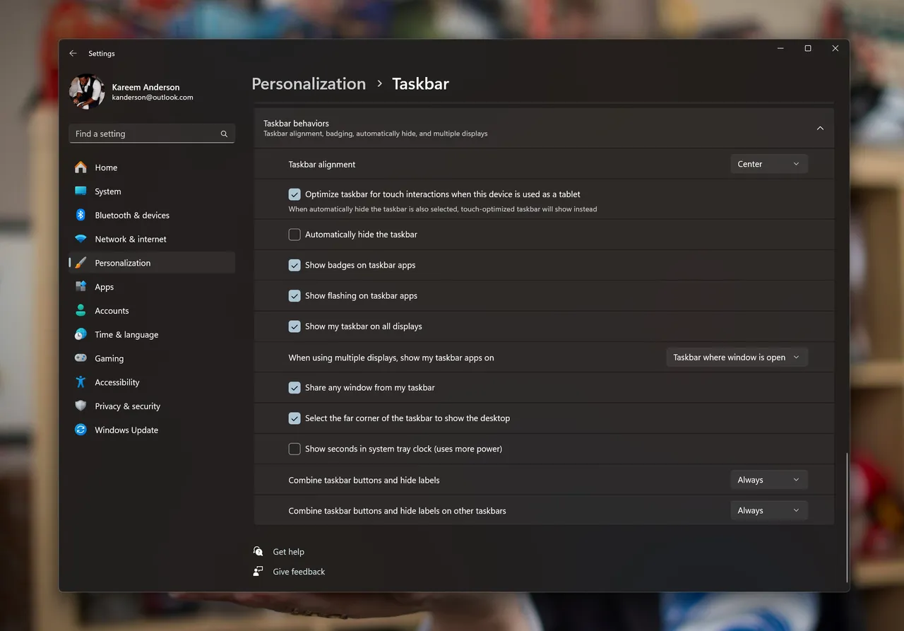 Windows-11-Task-Bar-Settings