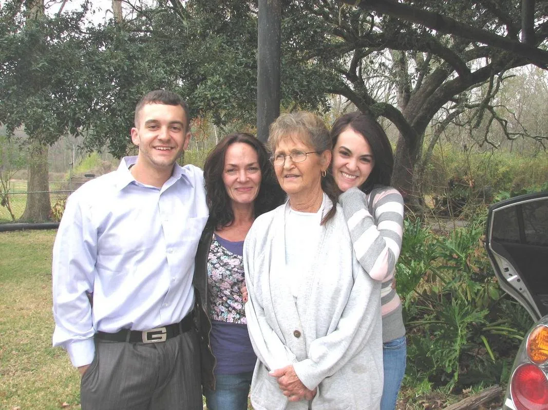 From the left- Yours truly @peacefulpatriot, my mother @curiousiam, my granny, and my sister caitlin