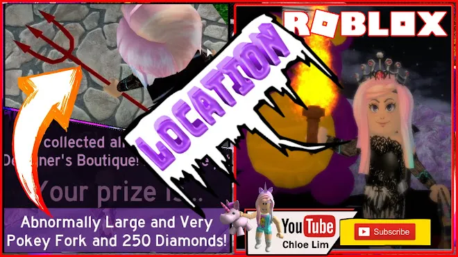 Roblox Royale High Halloween Event Gameplay! AngelicMous Homestore! Abnormally Large and Very Pokey Fork! Candy Locations!