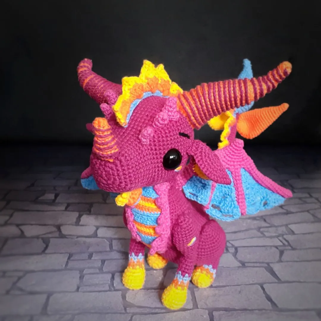 Fire dragon amigurumi_regalos creativos peru_khawamaru.jpg