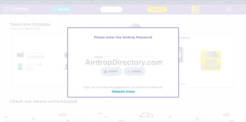 CoinMetro Airdrop Tutorial 8