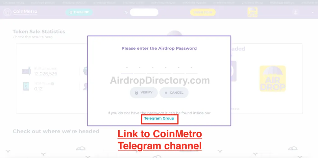 CoinMetro Airdrop Tutorial 9