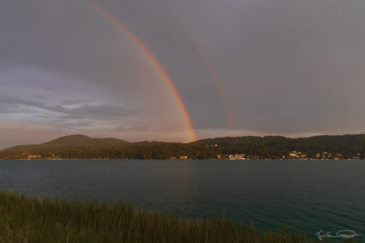 Double Rainbow at the Wörthersee