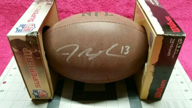 Johnny Knox autographed football.jpg