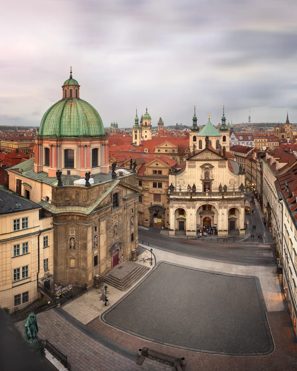 Panorama-of-Saint-Francis-Of-Assissi-Church-and-Church-of-Saint-Salvator-in-the-Evening-Prague-Czech-Republic.jpg