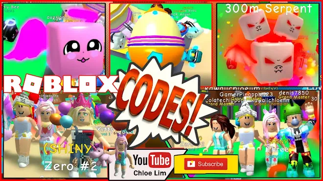 Roblox Bubble Gum Simulator Gameplay! 3 Codes for Luck and Hatching Speed! Sorry for the COUGHING VIDEO!
