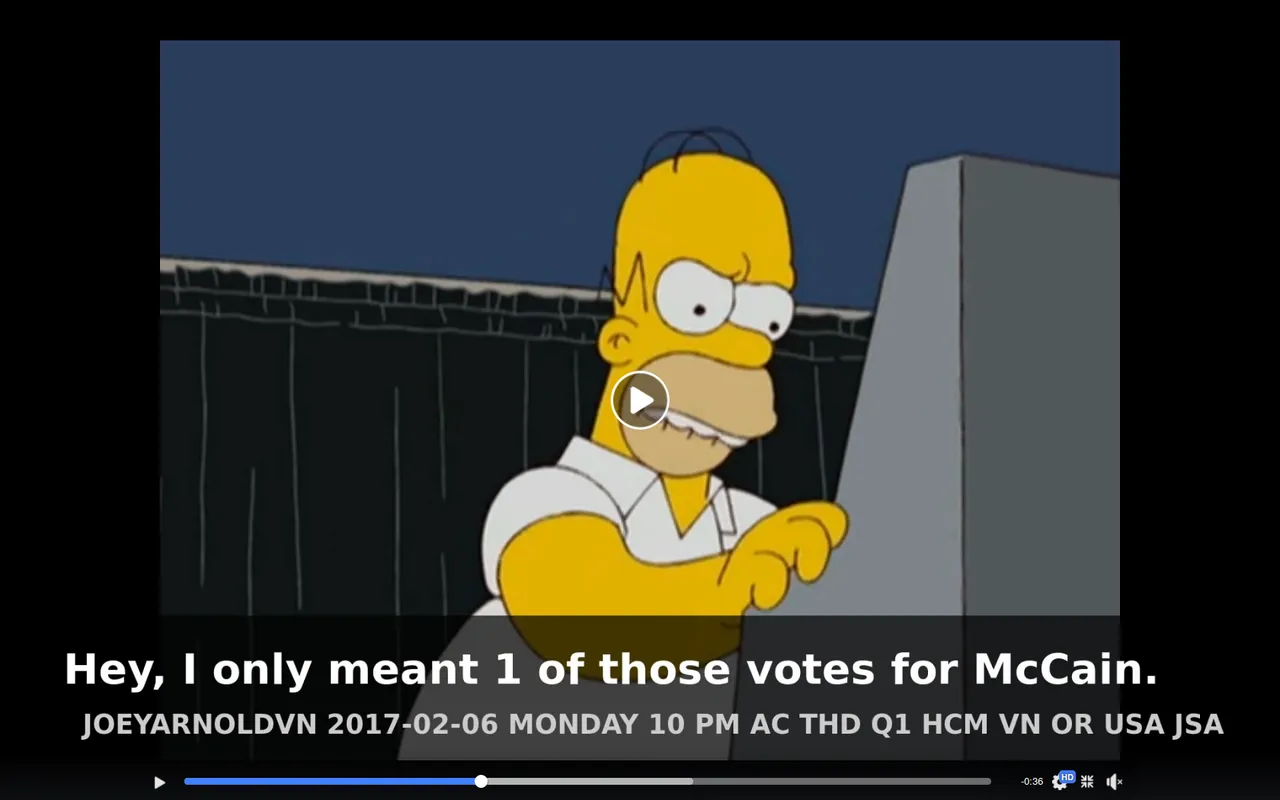 2017-02-06 - Monday - 10:00 PM ICT - Simpsons Obama Rigged Elections Meme Video - 1 Minute by Oatmeal Joey at AC THD Screenshot at 2019-11-01 23:58:11.png