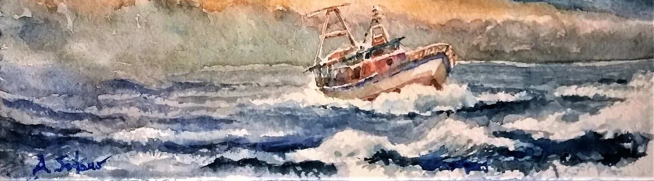 il mare e la storia-acquarello - 2017 sold out (2).jpg