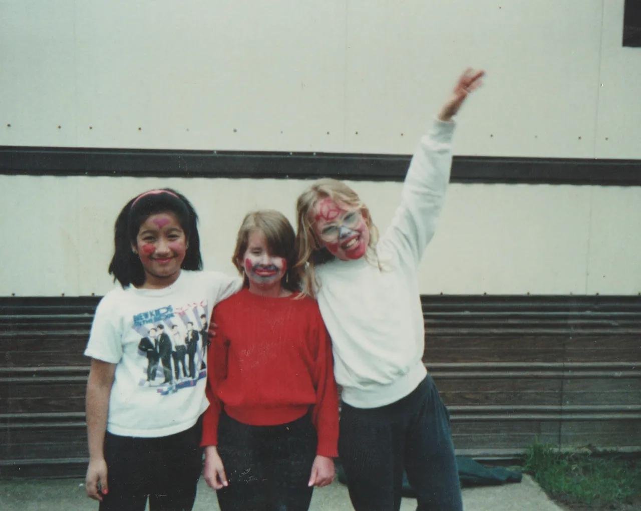 1992 Katie Jennifer & 3rd girl FACE PAINT apx date.png