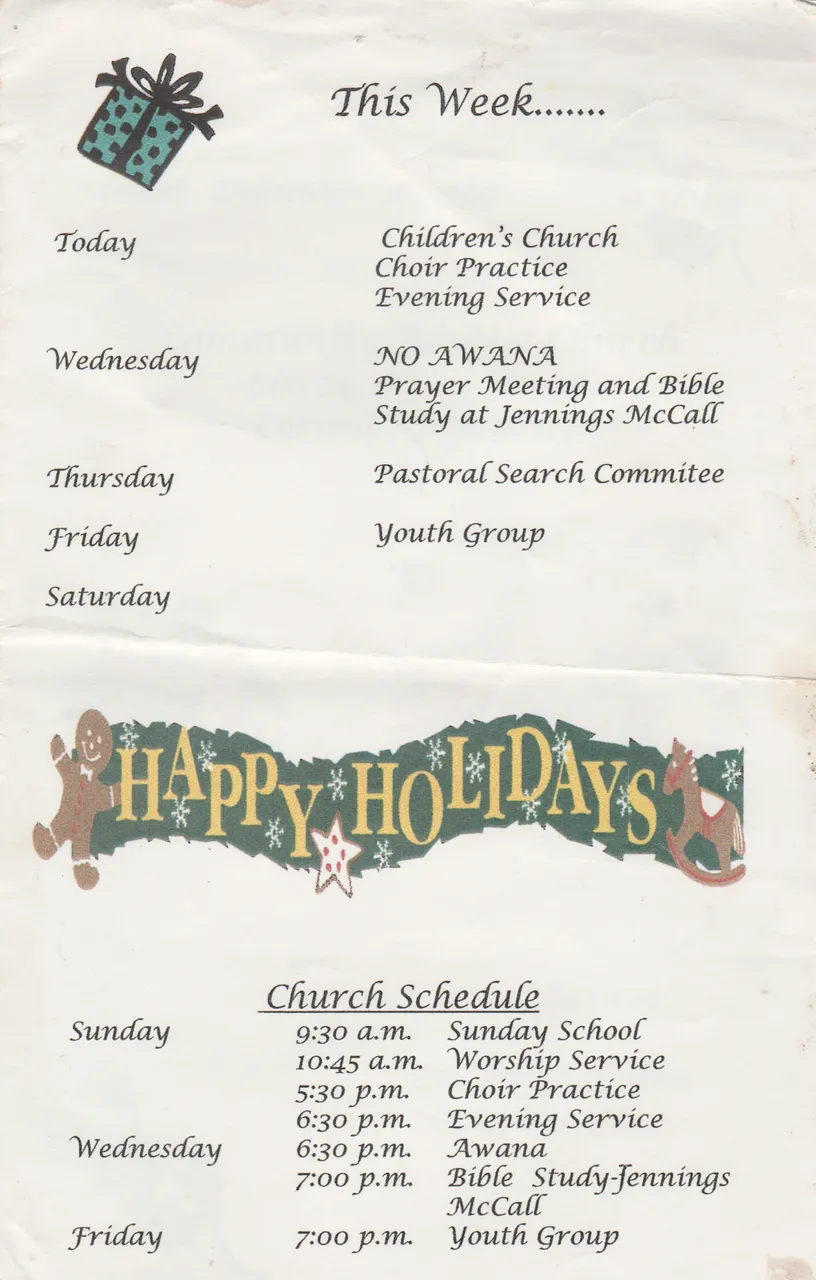 1999-12-26 - Sunday - Youth Sunday - Christmas - CCBC-3.jpg