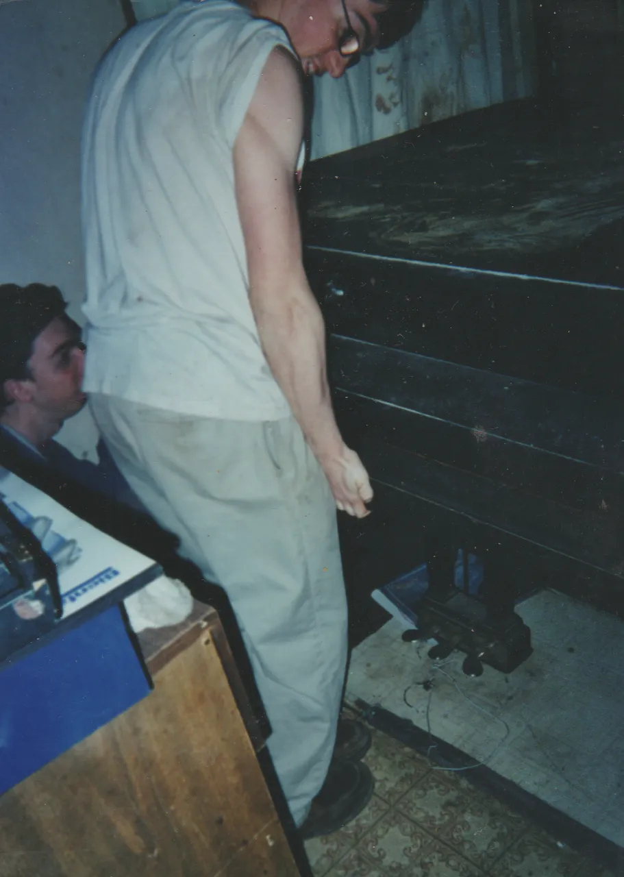 2004 - Marilyn Morehead Piano, estimated year, Rick, Joey.png