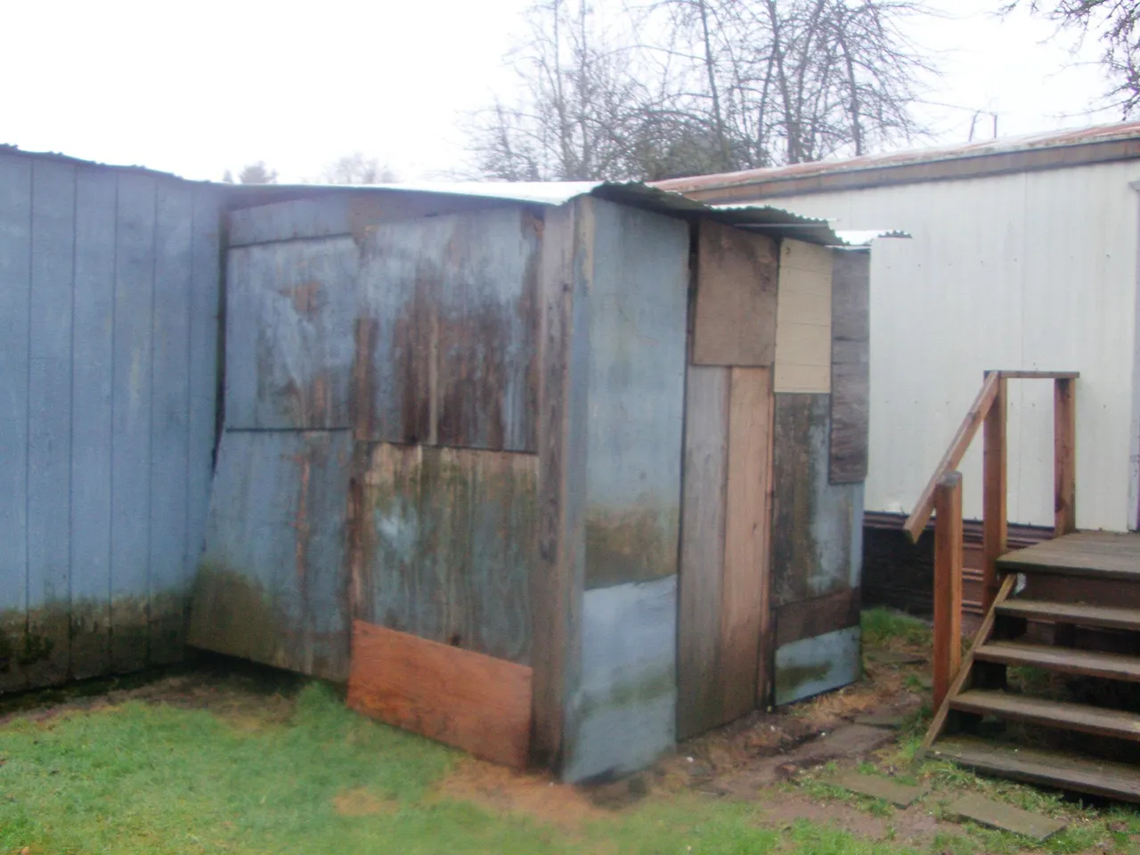 tear down shed