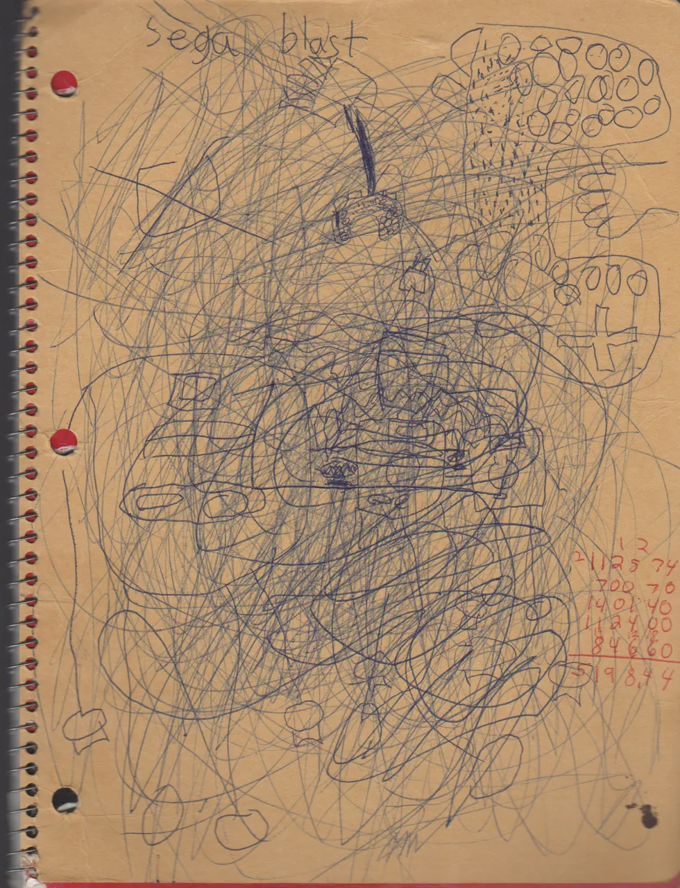 1996-08-18 - Saturday - 11 yr old Joey Arnold's School Book, dates through to 1998 apx, mostly 96, Writings, Drawings, Etc-104.png