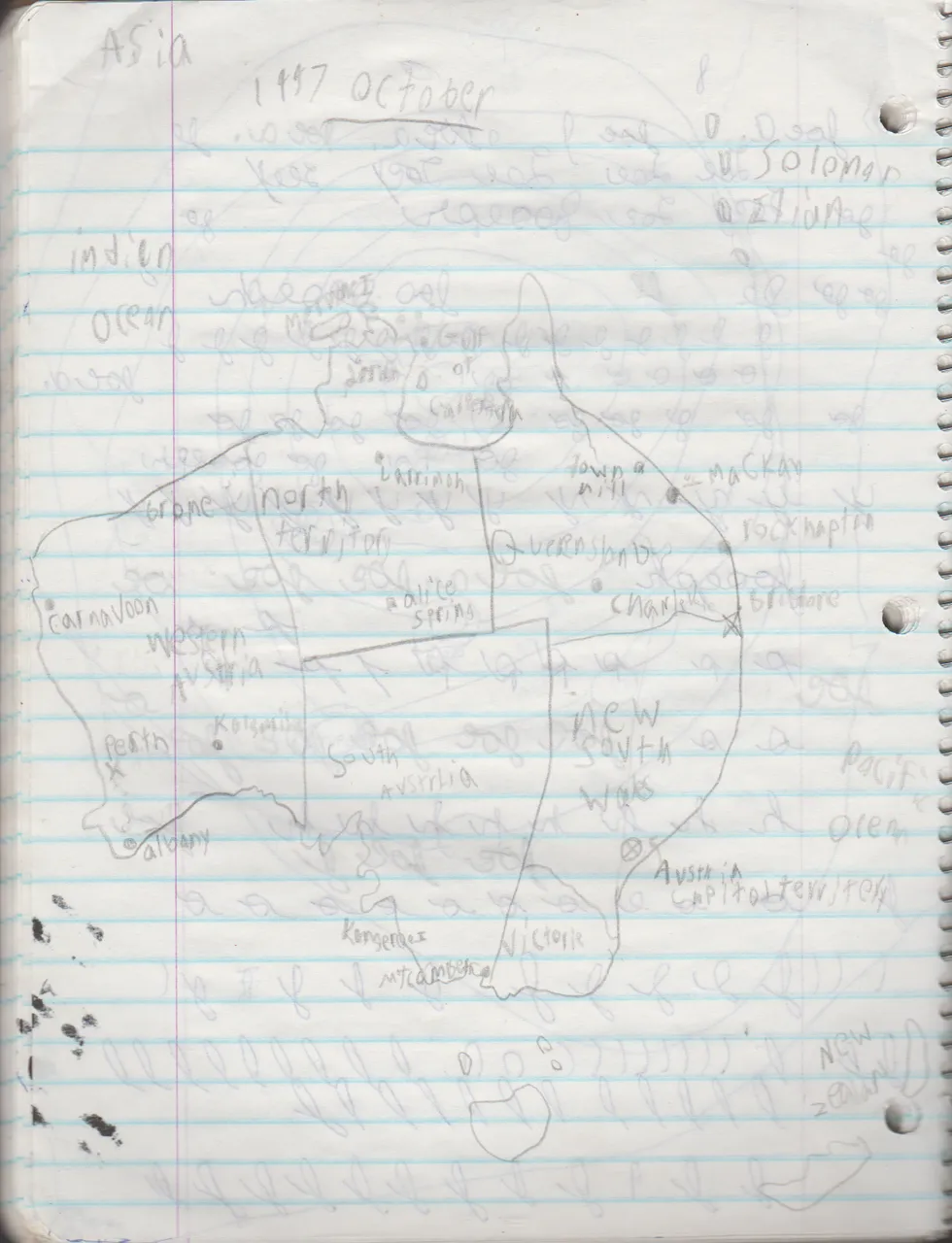 1996-08-18 - Saturday - 11 yr old Joey Arnold's School Book, dates through to 1998 apx, mostly 96, Writings, Drawings, Etc-096.png