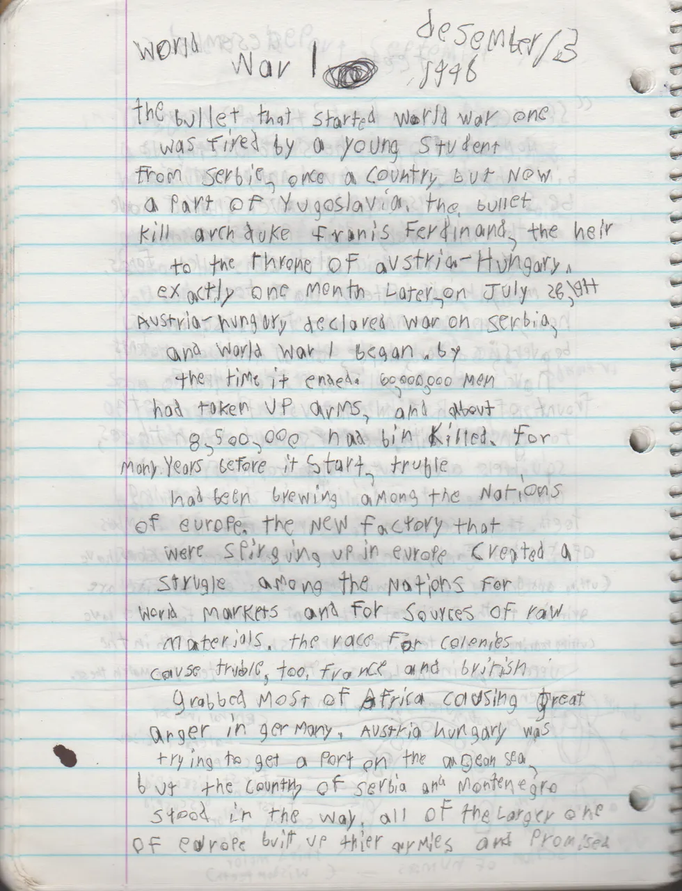 1996-08-18 - Saturday - 11 yr old Joey Arnold's School Book, dates through to 1998 apx, mostly 96, Writings, Drawings, Etc-077.png