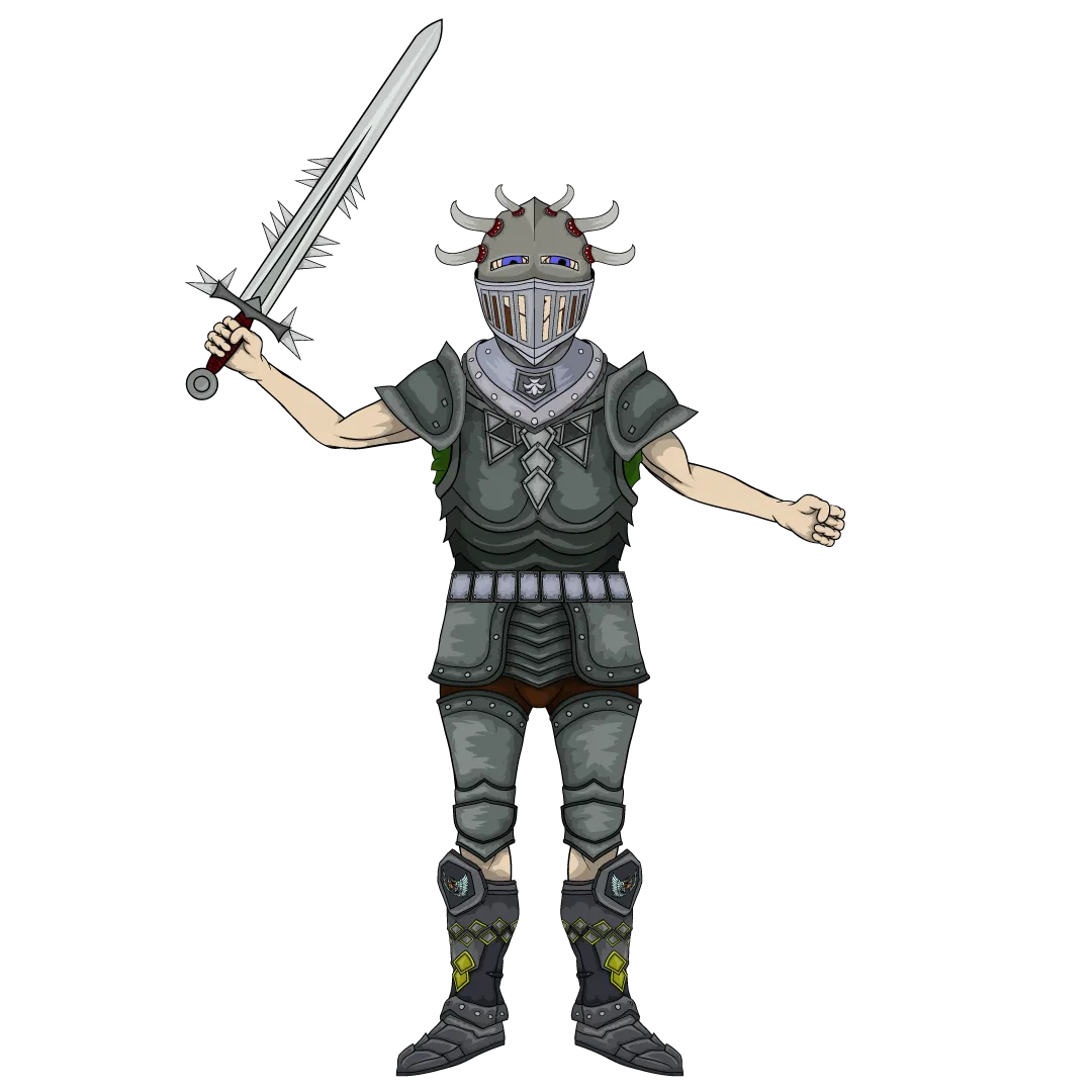 FeMaleCharacterModelWithWarriorPlateEquipment.png