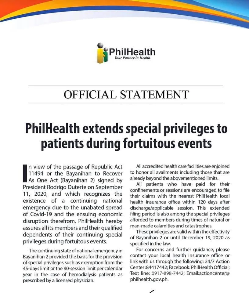 philhealth official stement.jpg