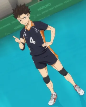 Animes In Japan 🎄 on X: CURIOSIDADE Yuu Nishinoya de Haikyuu é um  personagem que Furudate desenhou com base no líbero do seu time de volêi  dos tempos de escola. Nosso líbero