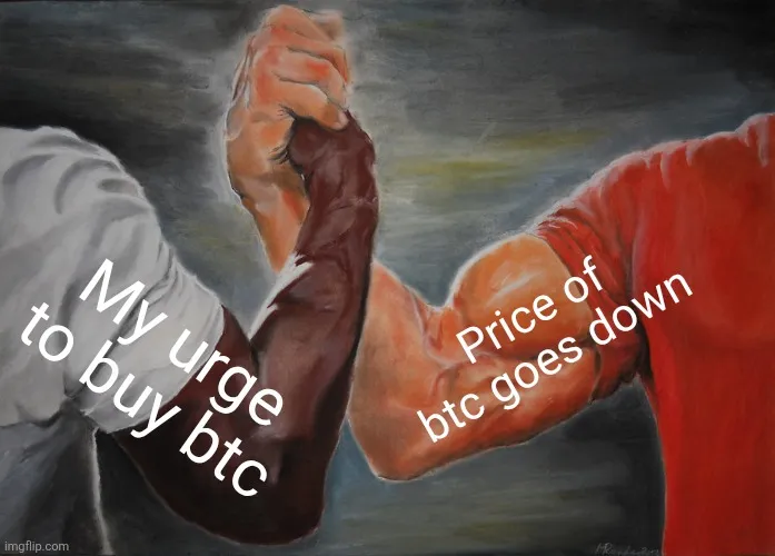 So real, BTC buys each week haha 