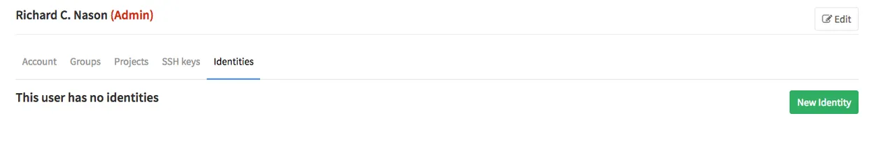 Gitlab User Identities