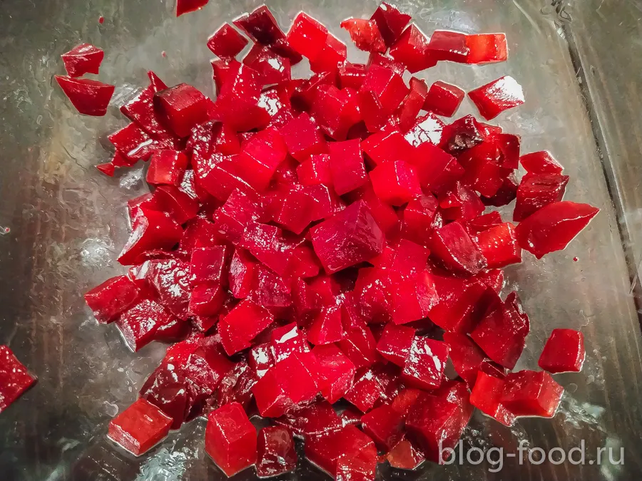 Vinaigrette with grapefruit jelly by Ilya Lazerson