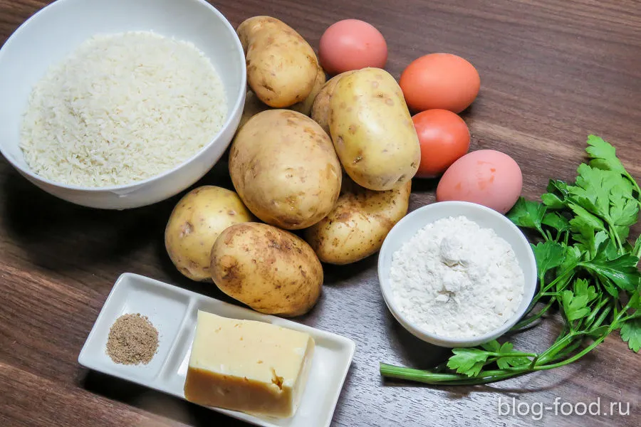 Картофельные крокеты с сыром