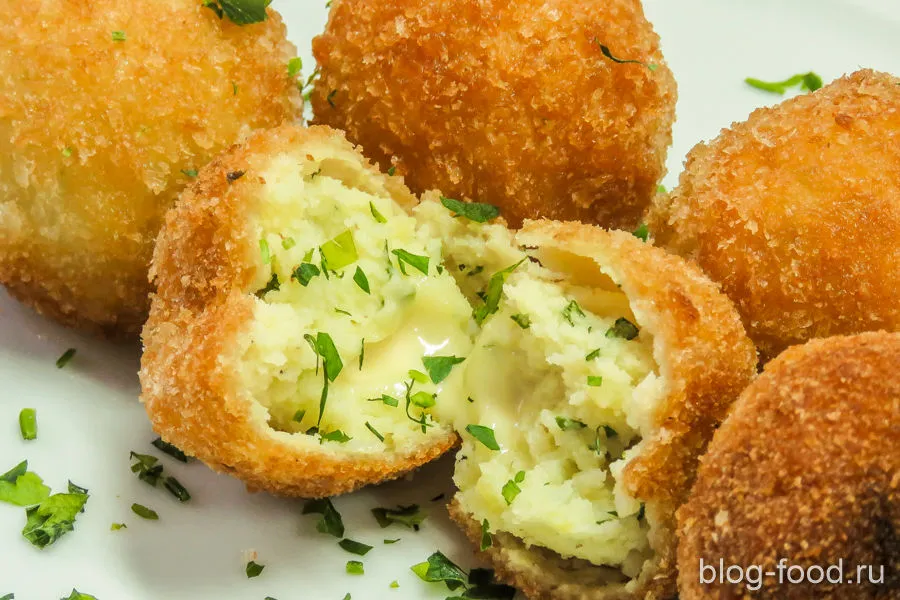 Картофельные крокеты с сыром