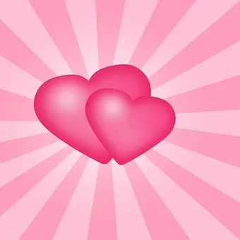 Heart, Hearts, Pink, Love, Background