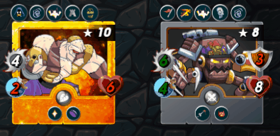 Our Mech gives the coup de grace to the afflicted flesh golem