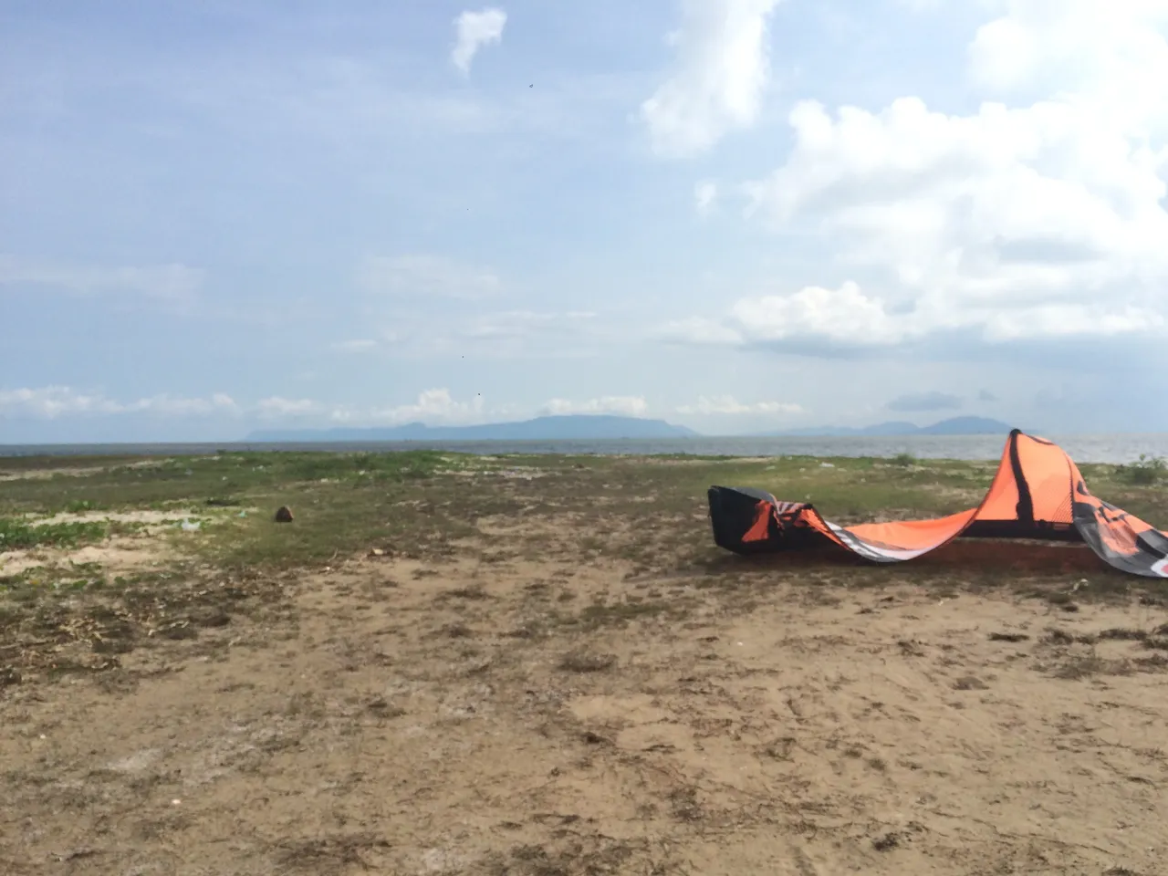 The kite of choice for the days winds.