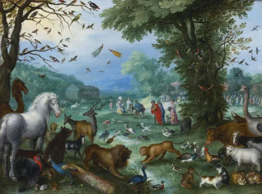 unicorn Jan_il_Vecchio_Bruegel_Landscape_of_Paradise_and_the_Loading_of_the_Animals_in_Noah public.jpg