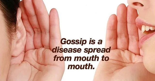 Gossip is a disease