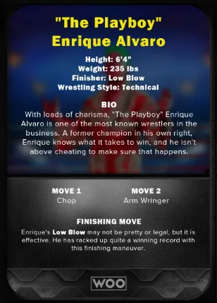 Lore card for Enrique Alvaro
