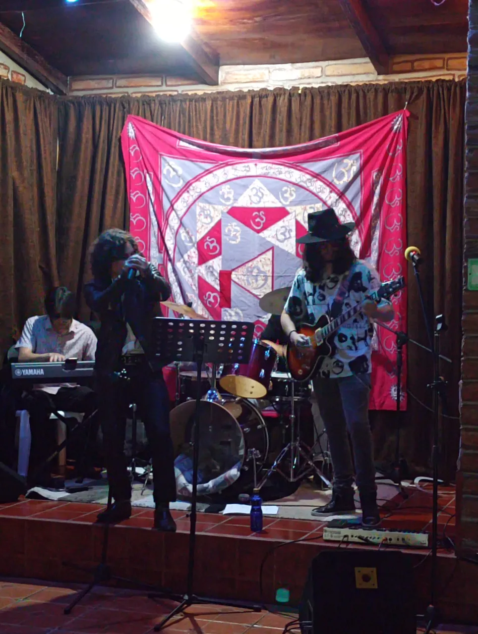 A The Doors tribute with Slash and Enrique Bunbury. It was pretty dang great. Negative: Very loud, and the singer was singing happily in "Riders on the Storm". But other than that - for a small town like Cotacachi, we have great talent.