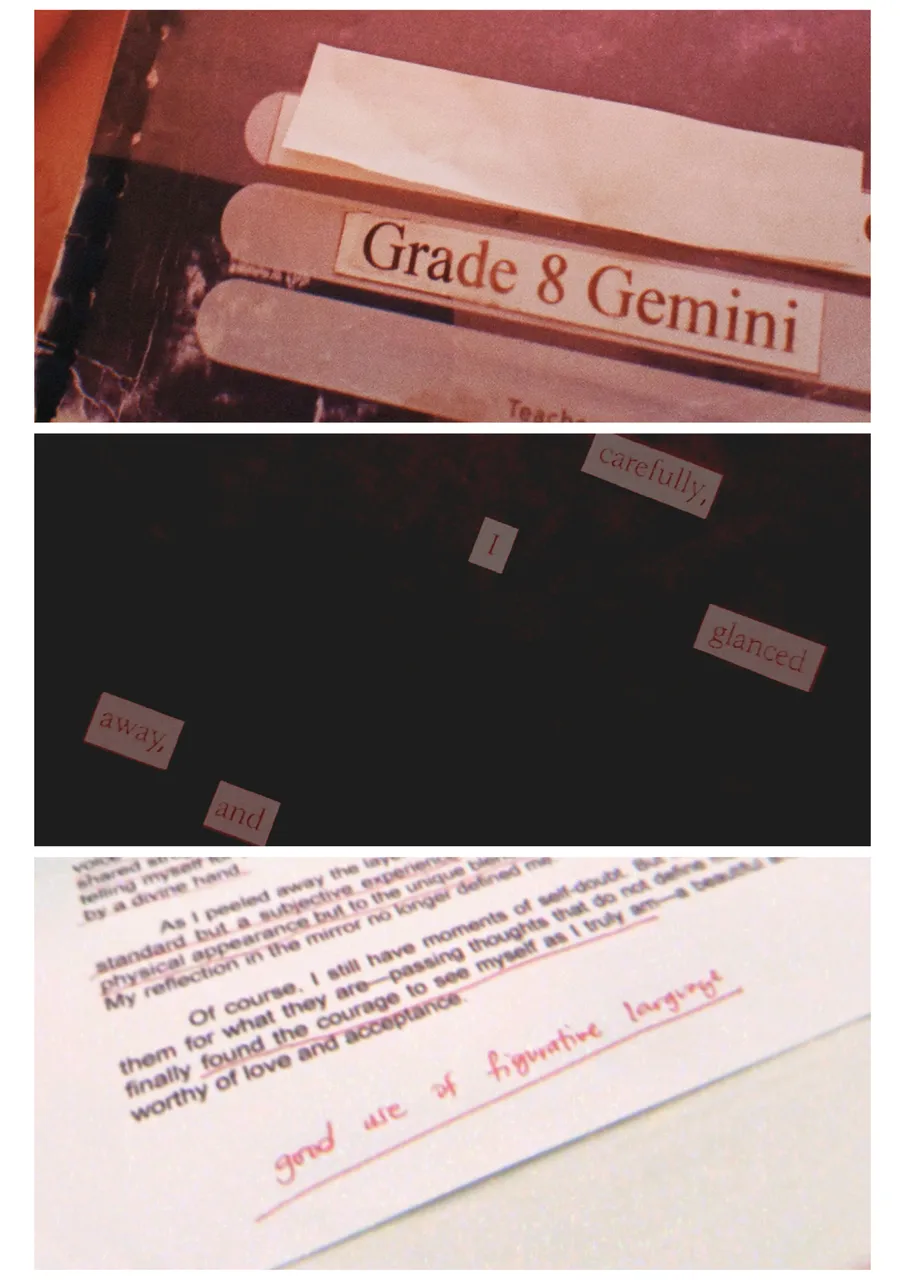 The 8th-grade notebook that started it all, the shaded poetry, and a teacher’s compliment.