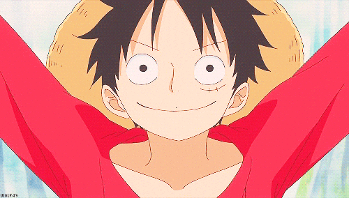 Luffy Feliz.gif